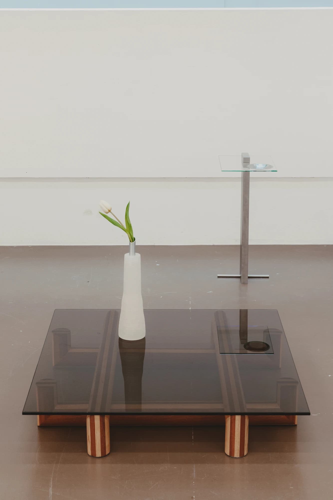 Striped composition coffee table