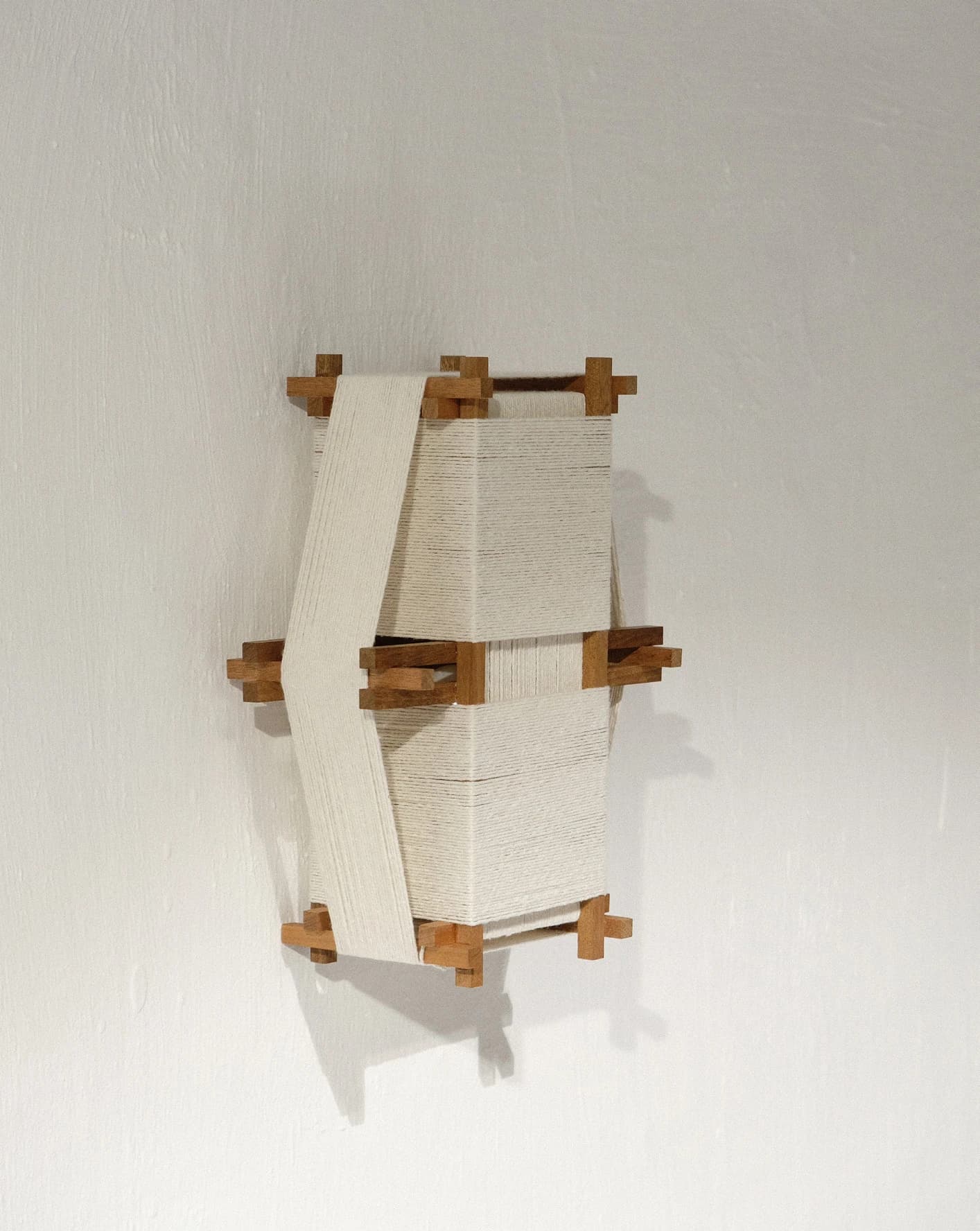 Wall light with 107m of string