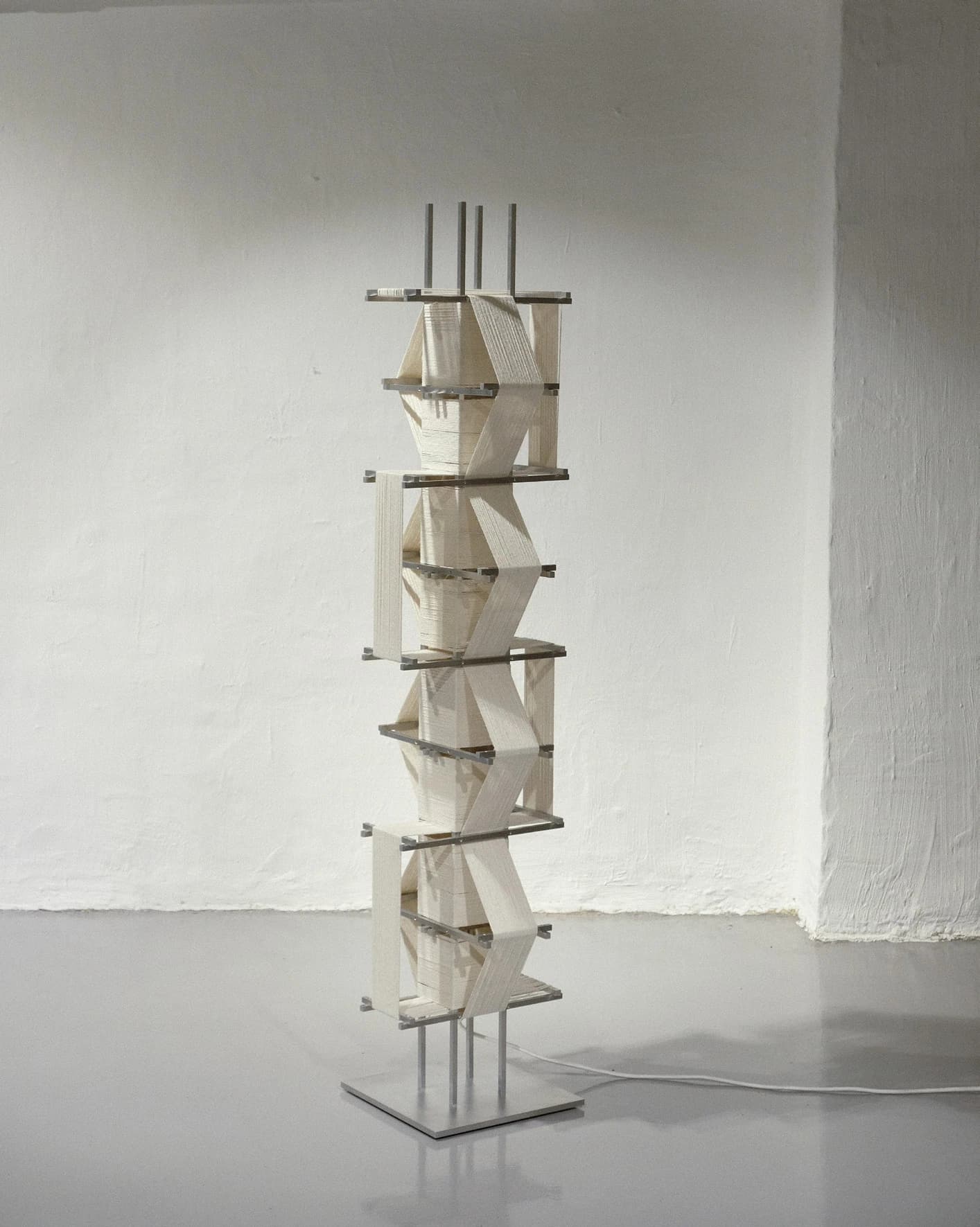 Floor lamp with 814m of string