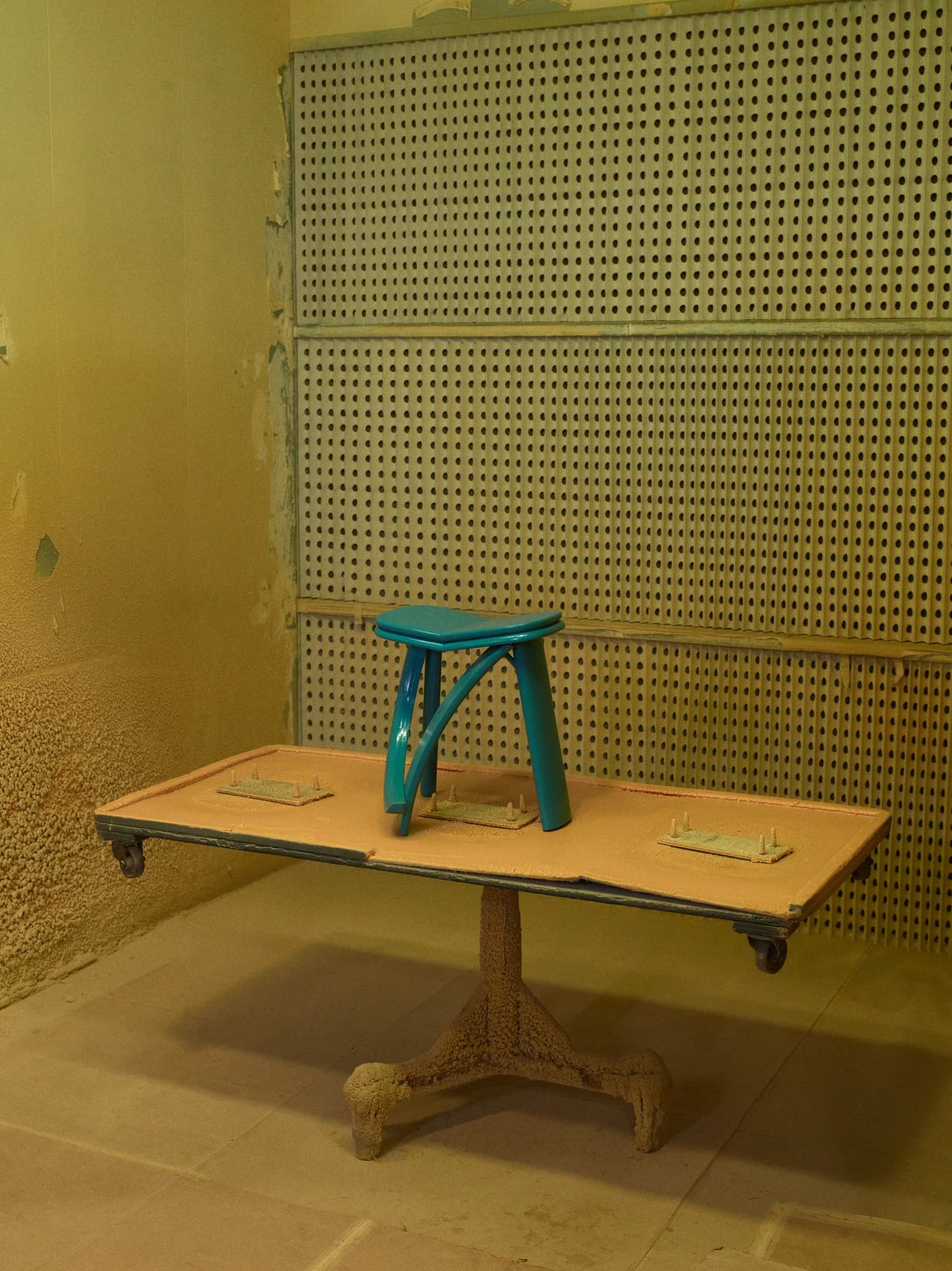 Seconds stools (blue)