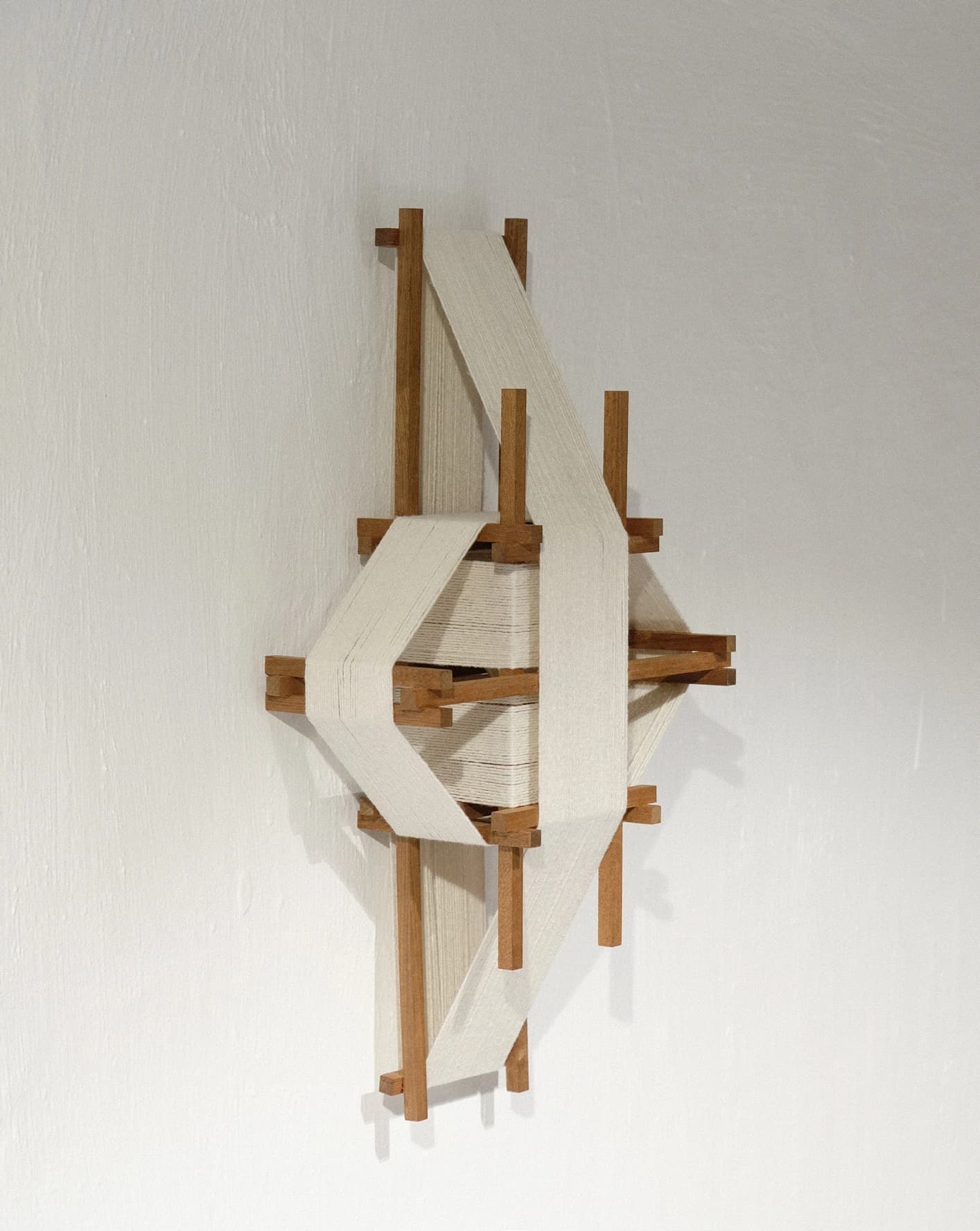 Wall light with 103m of string