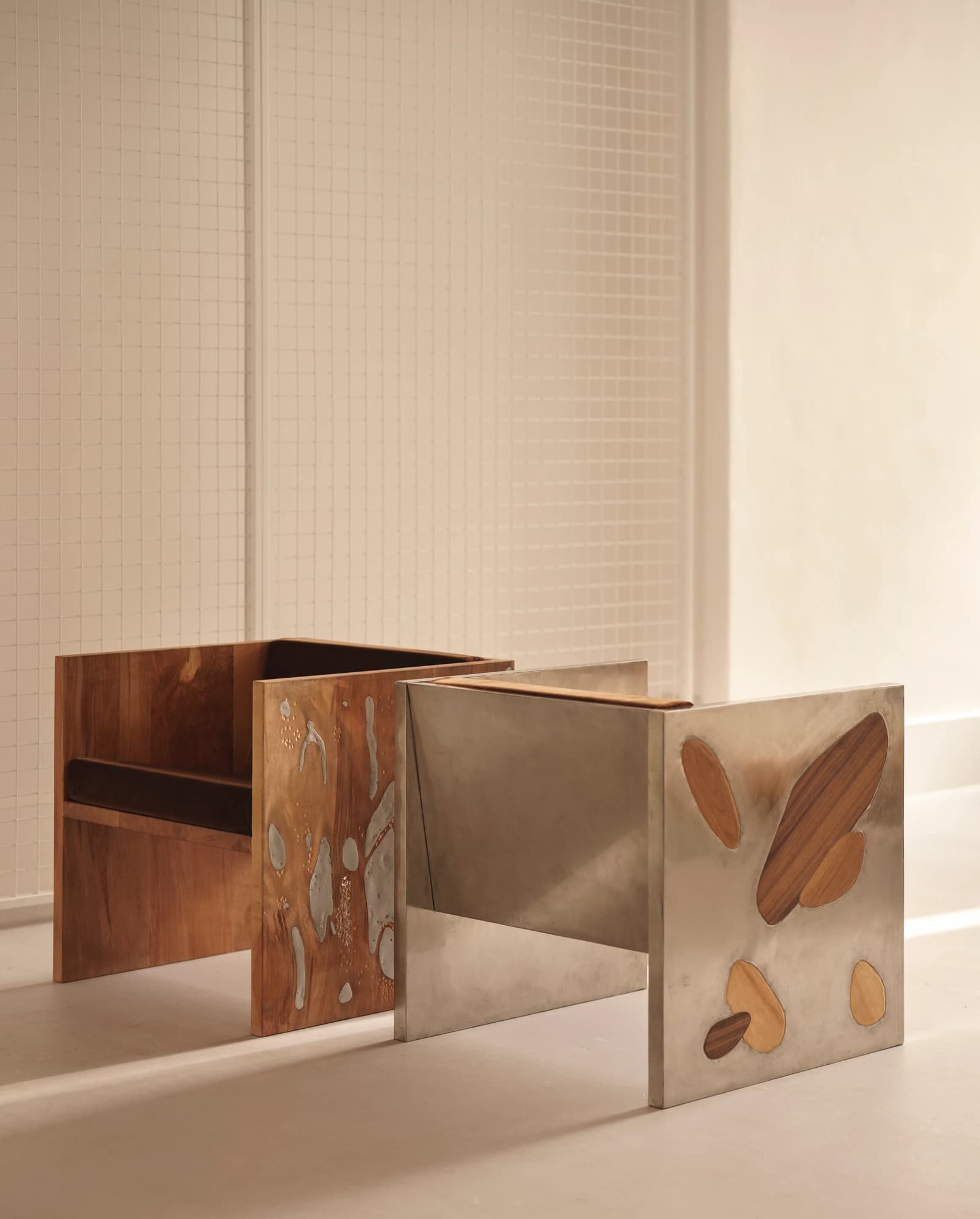 Metal Box Chair